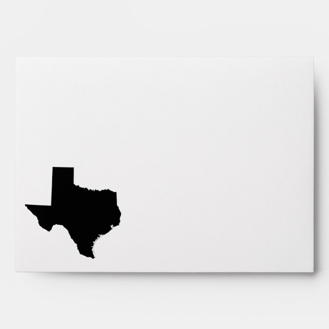 Texas in Black and White Envelope (Front)