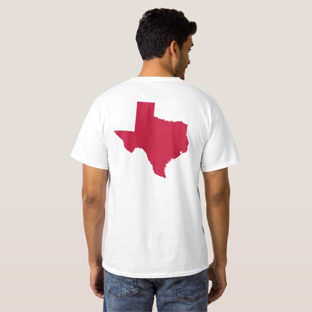 Texas in Red T-Shirt (Back Full)