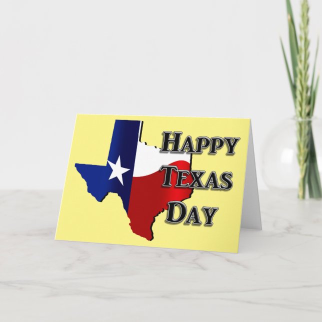 Texas Independence Day Card (Front)