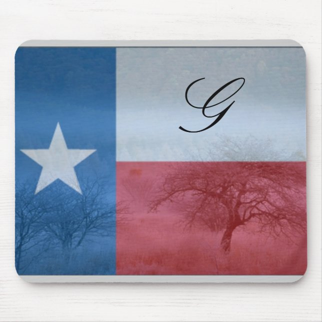Texas Initialed Mousepad (Front)