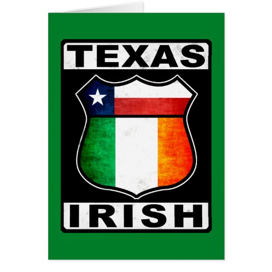 Texas Irish American Cards (Front)