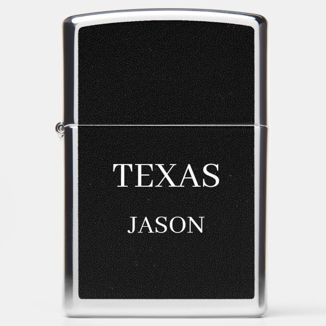 Texas Jason – Rugged Western Strength with a Bold Zippo Lighter (Front)