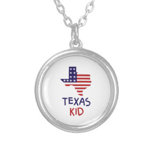 Texas Kid Silver Plated Necklace
