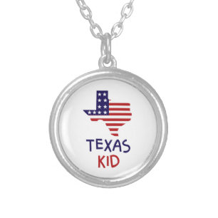 Texas Kid Silver Plated Necklace