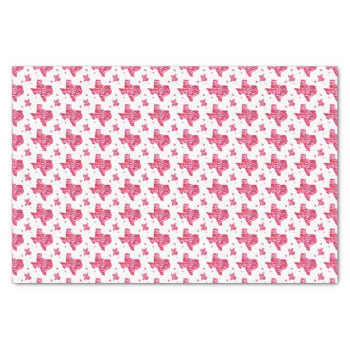 Texas Kisses Pattern Tissue Paper