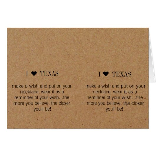 Texas & Koala Card (Front Horizontal)