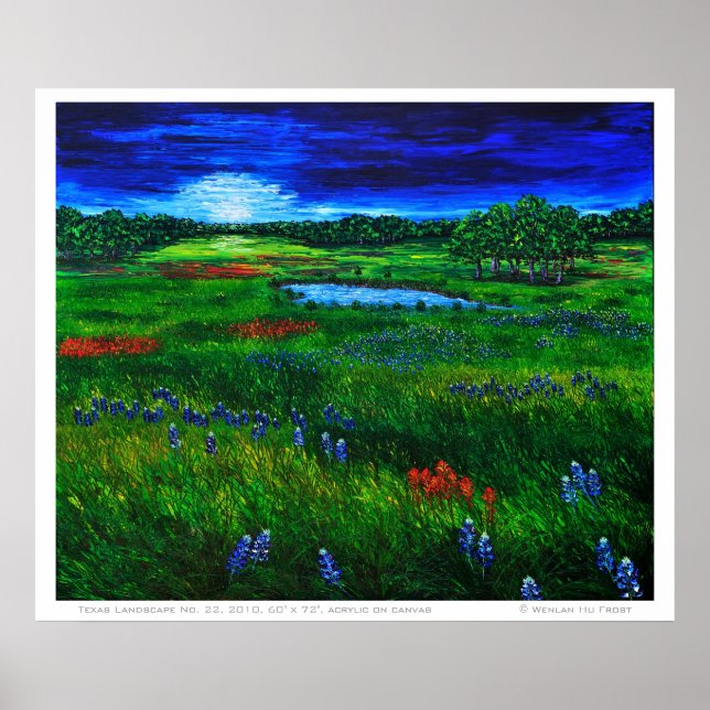 Texas Landscape Poster (Front)