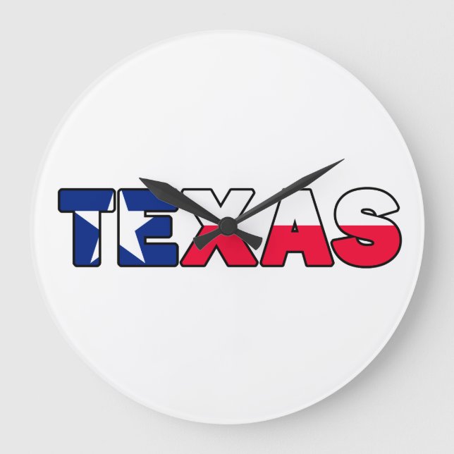 Texas Large Clock (Front)