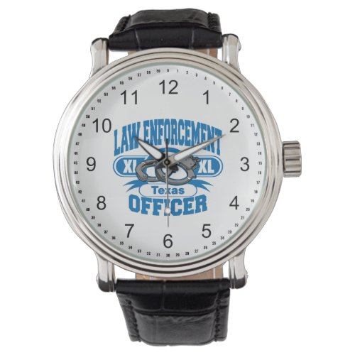 Texas Law Enforcement Officer Handcuffs Watch
