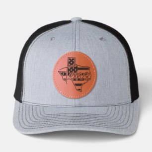 Texas Leather Patch Hat