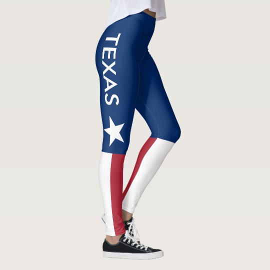 TEXAS Leggings Lone Star Running Yoga Pants | Zazzle.com