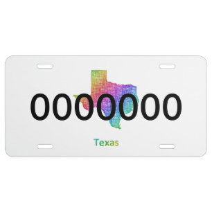 Texas License Plate
