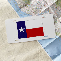 Texas License Plate