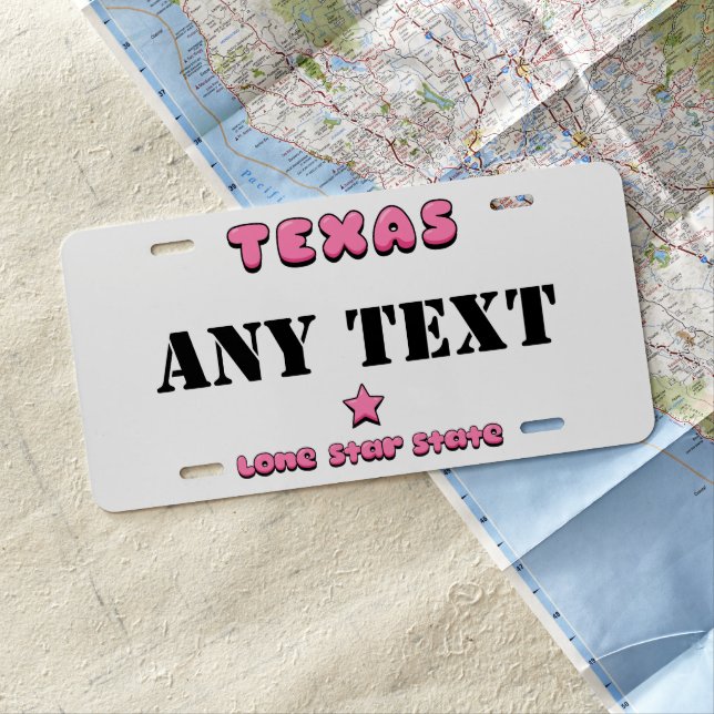 Texas License Plate (In Situ)