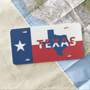 Texas License Plate