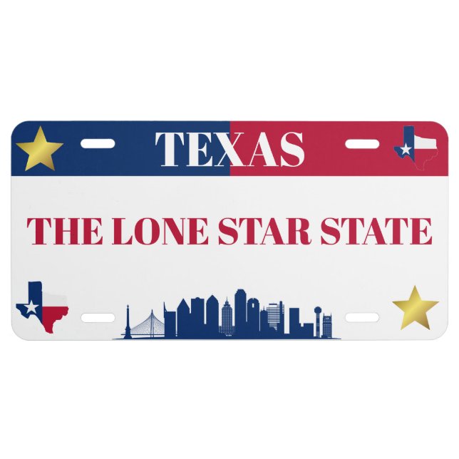 Texas License Plate (Front)