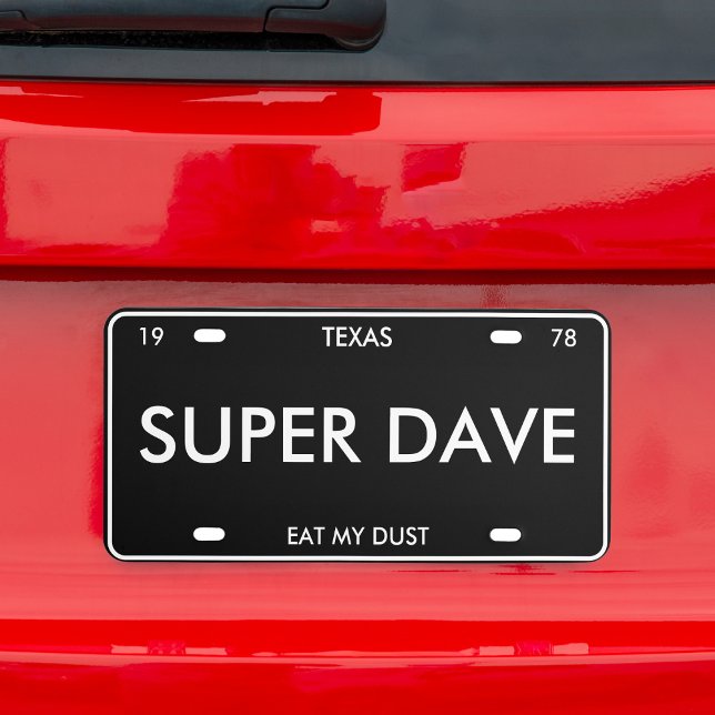 Texas License Plate (Creator Uploaded)