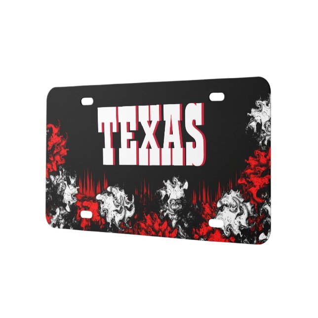 TEXAS License Plate (Left)