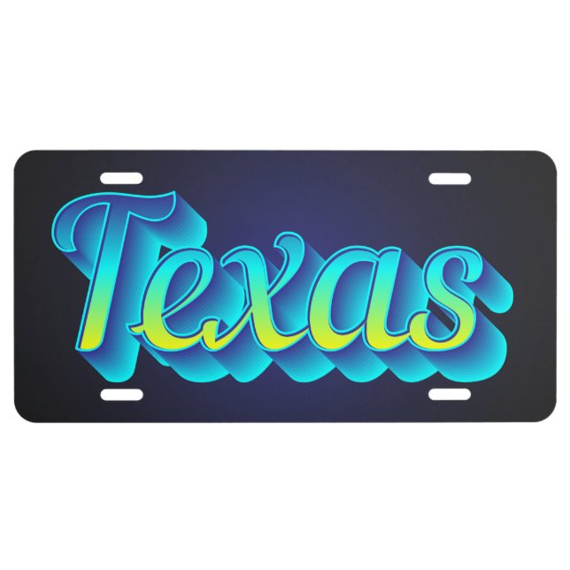 Texas License Plate (Front)