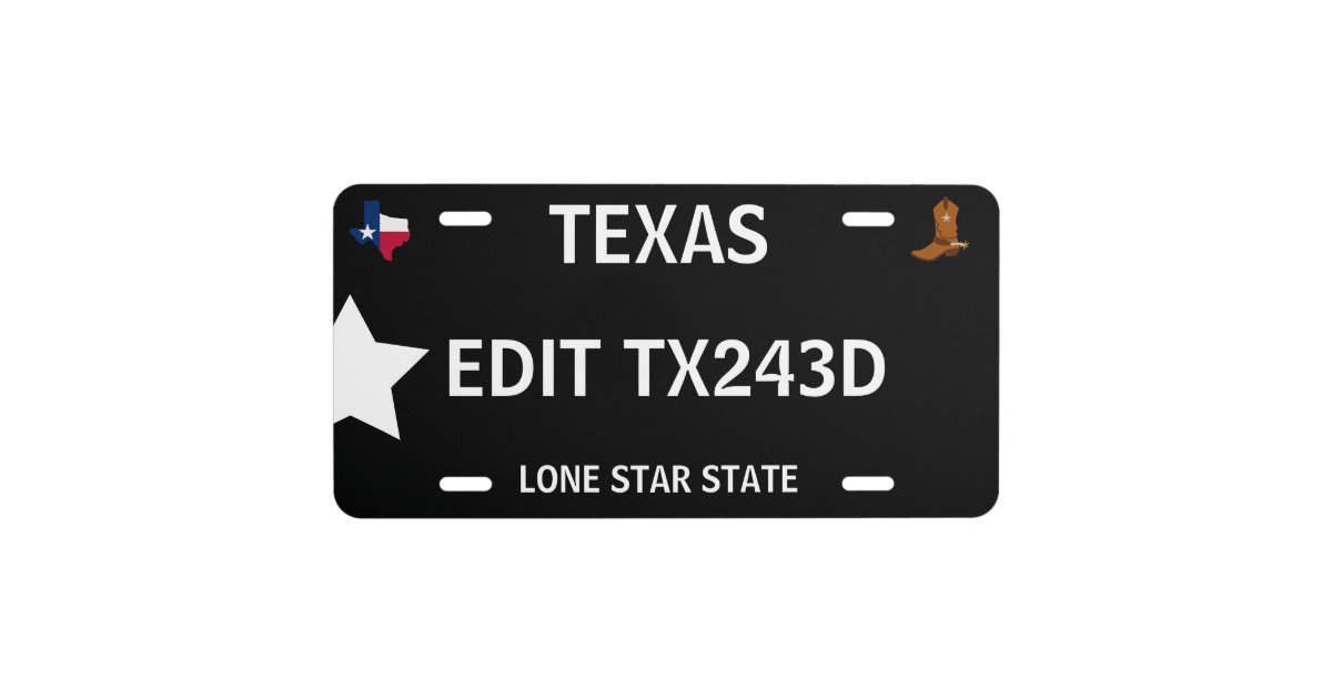 texas-license-plates-zazzle