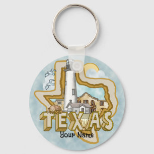 Texas Lighthouse Keychain