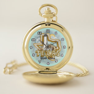 Texas Lighthouse  Pocket Watch