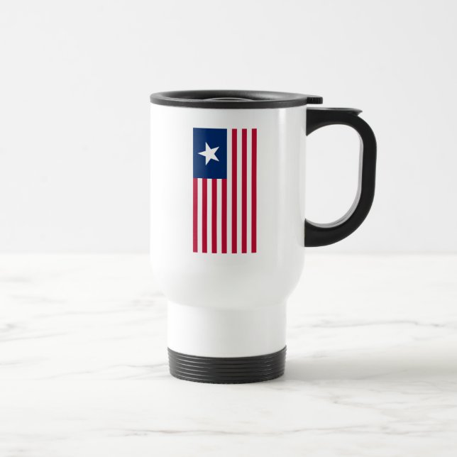 Texas, Lone Star and Stripes Travel Mug (Right)