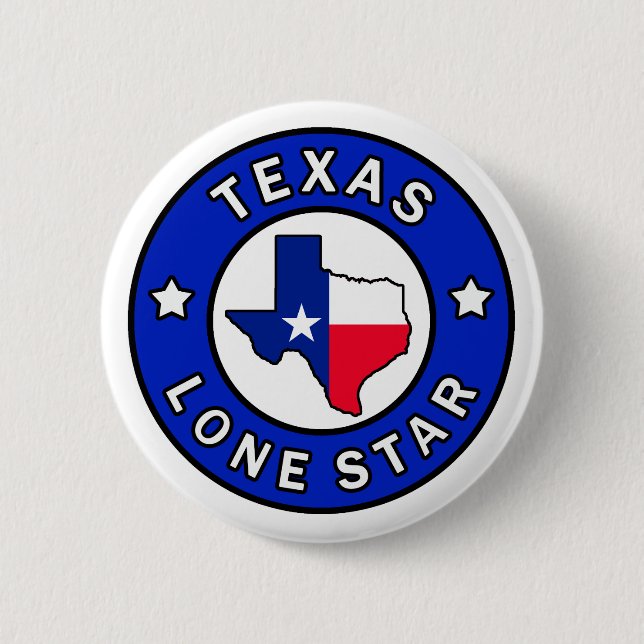 Texas Lone Star button (Front)