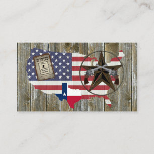 Texas Lone Star Dueling Pistols Most Wanted Sign Enclosure Card