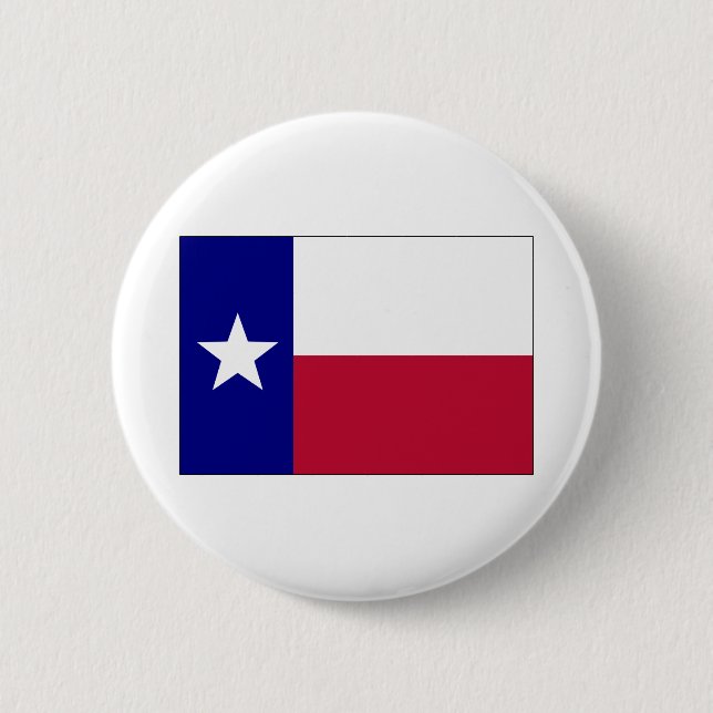 Texas Lone Star Flag Button (Front)
