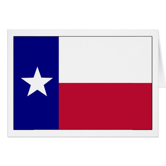 Texas Lone Star Flag Cards (Front Horizontal)