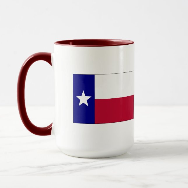 Texas Lone Star Flag Mug (Left)