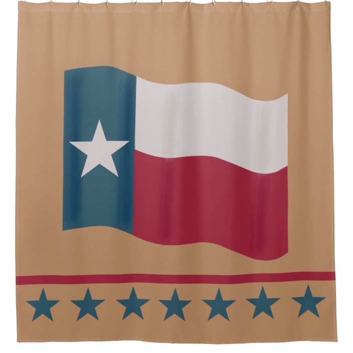 red white and blue shower curtain