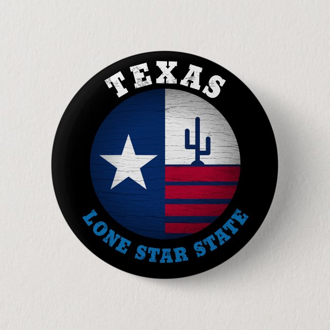 TEXAS LONE STAR STATE FLAG BUTTON (Front)