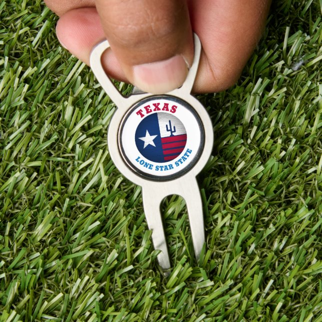 TEXAS LONE STAR STATE FLAG DIVOT TOOL (Insitu 1)