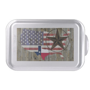 Texas Lone Star State Flag Map Cake Pan