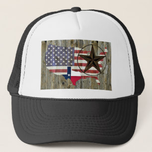 Texas Lone Star State Flag Map Trucker Hat