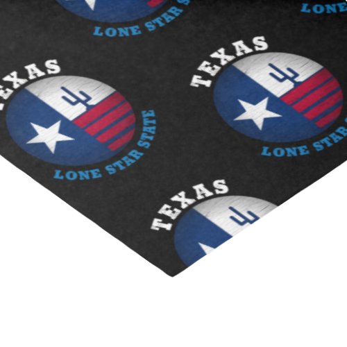 TEXAS LONE STAR STATE FLAG TISSUE PAPER