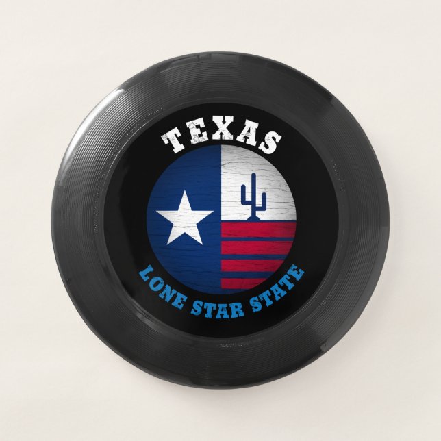 TEXAS LONE STAR STATE FLAG Wham-O FRISBEE (Front)