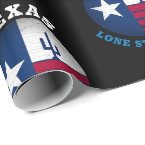 TEXAS LONE STAR STATE FLAG WRAPPING PAPER