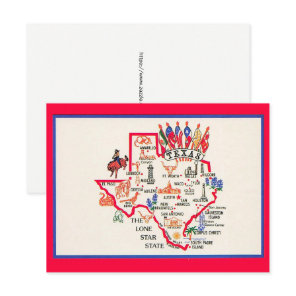 Texas - Lone Star State Postcard