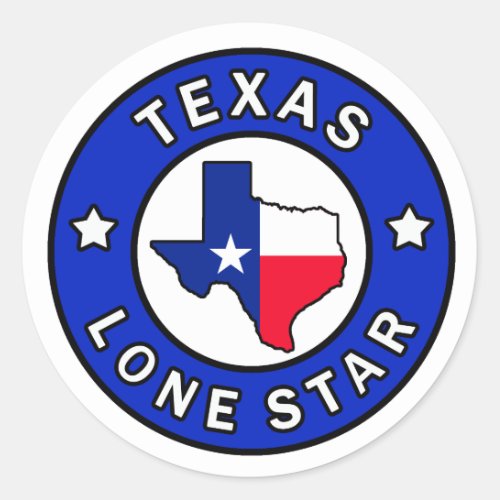Texas Lone Star sticker