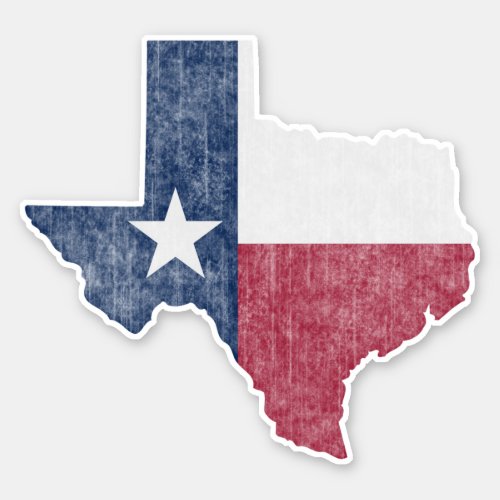 Texas Lone Star Vintage Austin Dallas Houston Sticker