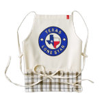 Texas Lone Star Zazzle HEART Apron