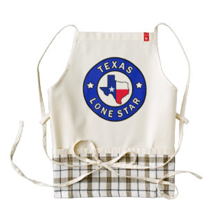 Texas Lone Star Zazzle HEART Apron
