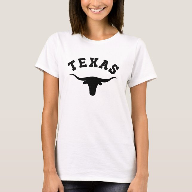 Texas Longhorn Austin Dallas  T-Shirt (Front)