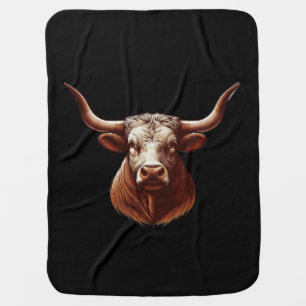 Texas Longhorn Baby Blanket