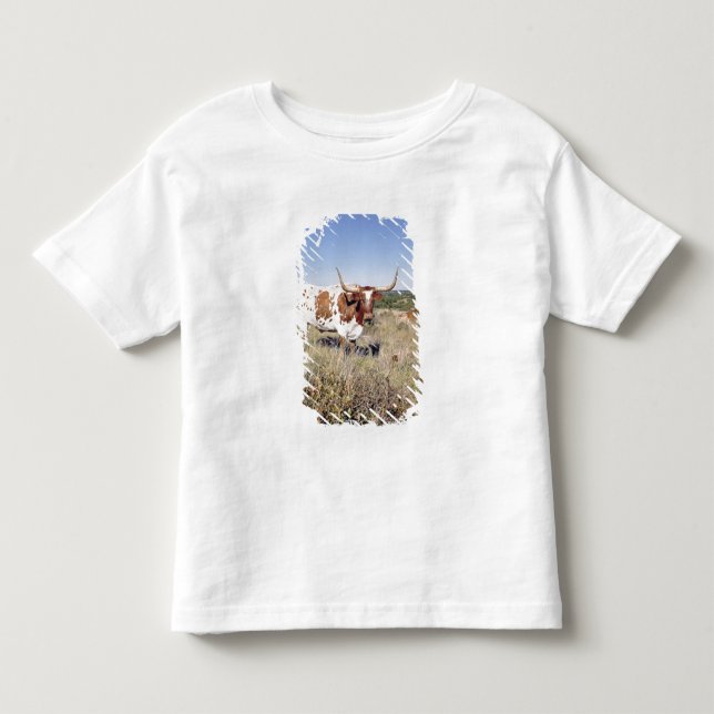 Texas Longhorn Breed (photo) Toddler T-shirt (Front)