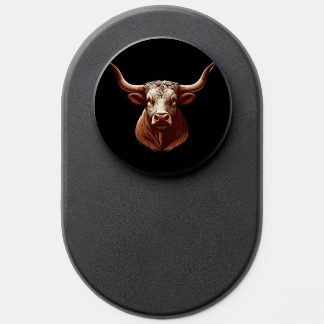  Texas longhorn bull PopSocket (Popsocket)