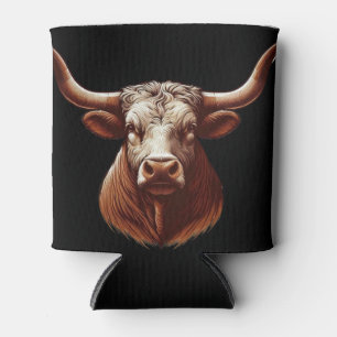 Texas Longhorn Can Cooler